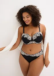 Reggiseno a balconcino in pizzo bicolore (pacco da 2), bonprix