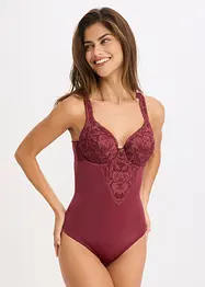 Body con perizoma e spalline imbottite, bonprix