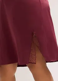 Sottoveste di satin con ricami raffinati, bonprix