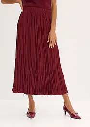 Gonna in satin stropicciato, bonprix