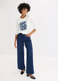 Maglia a maniche lunghe con stampa, bonprix