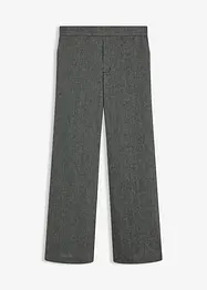 Pantaloni bootcut effetto tweed, bonprix