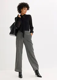 Maglia con fiocco e pizzo, bonprix