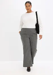 Maglia di cotone con maniche lunghe in popeline, bonprix