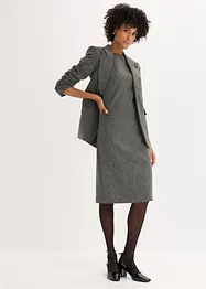 Abito a tubino con effetto tweed, bonprix