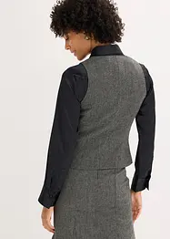 Gilet effetto tweed, bonprix
