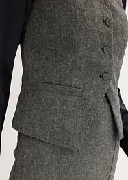 Gilet effetto tweed, bonprix