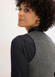 Gilet effetto tweed, bonprix