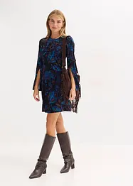 Miniabito in velluto fluente, bonprix