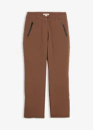 Pantaloni tecnici da neve con calda imbottitura e ghetta paraneve, bonprix