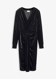 Abito midi in velluto fluente, bonprix