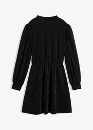 Abito glitterato in interlock robusto, bonprix