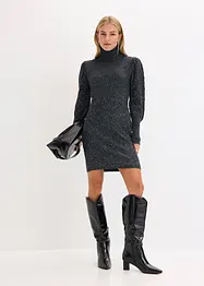 Abito in maglia con paillettes, bonprix