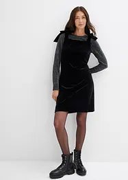 Miniabito in velluto morbido, bonprix