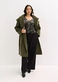 Maglia in velluto devoré a maniche lunghe, bonprix