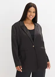 Blazer oversize in satin, bonprix