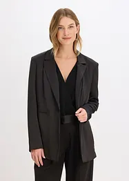 Blazer oversize in satin, bonprix
