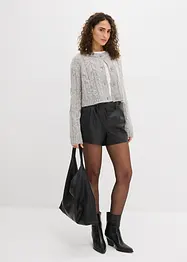 Shorts in similpelle, bonprix