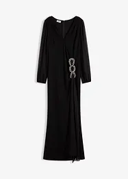 Abito lungo con applicazione di strass, bonprix