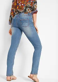 Jeans elasticizzati straight, vita media, bonprix