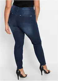 Jeans skinny cropped, vita media, bonprix