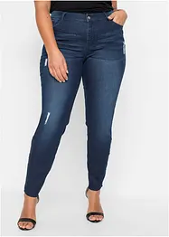Jeans skinny cropped, vita media, bonprix