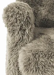 Poltrona rivestita in ecopelliccia, bonprix