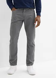 Pantaloni regular fit in twill di puro cotone, straight, bonprix
