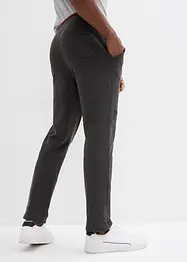 Pantaloni da jogging in puro cotone con dettagli sportivi, bonprix