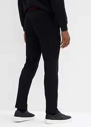 Pantaloni da jogging in puro cotone con dettagli sportivi, bonprix