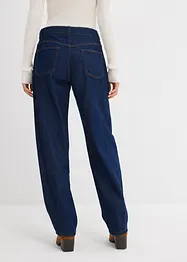 Jeans a palloncino super morbidi, vita media, bonprix