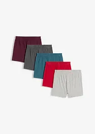 Boxer larghi in jersey di cotone (pacco da 5), bonprix