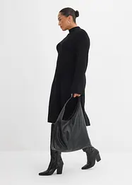 Abito svasato in maglia di misto viscosa, bonprix