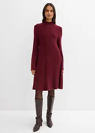 Abito svasato in maglia di misto viscosa, bonprix