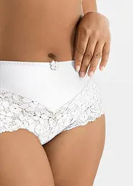 Culotte a vita alta con pizzo, bonprix