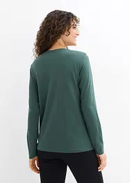 Maglia prémaman / da allattamento in puro cotone biologico (pacco da 2), bonprix