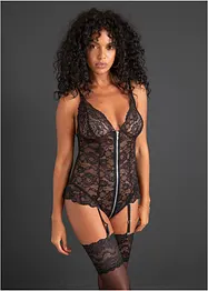 Body con cerniera, bonprix