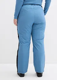 Pantaloni da neve imbottiti con ghetta paraneve, bonprix