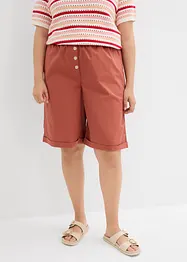 Bermuda in misto cotone paper touch, bonprix