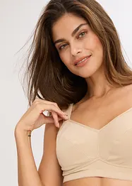 Reggiseno senza ferretto con cotone biologico (pacco da 2), bonprix