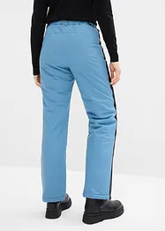 Pantaloni da neve imbottiti con ghetta paraneve, bonprix