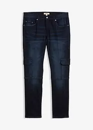 Jeans elasticizzati cargo slim fit, straight, bonprix