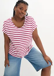 Maglia in puro lino con maniche a pipistrello, bonprix