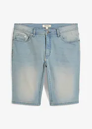 Bermuda di jeans elasticizzati con cavallo rafforzato, regular fit, bonprix