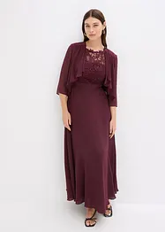 Abito lungo con pizzo, bonprix