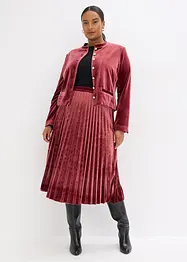 Abito midi in crêpe operato, bonprix