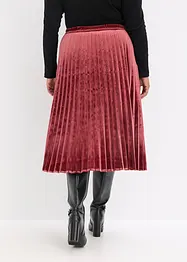 Abito midi in crêpe operato, bonprix