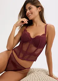 Tanga con pizzo pregiato, bonprix