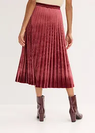 Abito midi in crêpe operato, bonprix