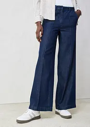 Jeans wide leg super soft, vita alta, bonprix